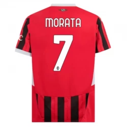AC Milan Alvaro Morata #7 Heim Trikot 2024/25 Fußballtrikot