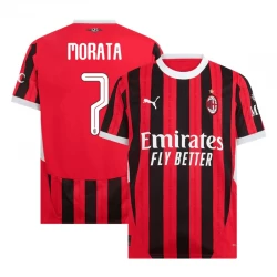 AC Milan Alvaro Morata #7 Heim Trikot 2024/25 UCL Fußballtrikot