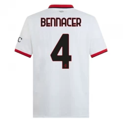 AC Milan Bennacer #4 Auswärts Trikot 2024/25 Fußballtrikot