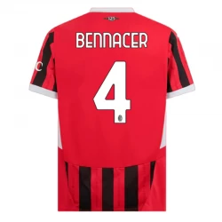 AC Milan Bennacer #4 Heim Trikot 2024/25 Fußballtrikot