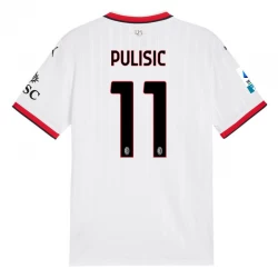 AC Milan Christian Pulisic #11 Auswärts Trikot 2024/25 Fußballtrikot