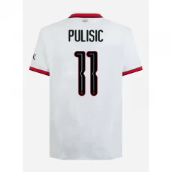 AC Milan Christian Pulisic #11 Auswärts Trikot 2024/25 UCL Fußballtrikot