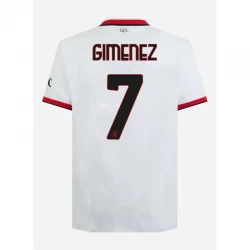 AC Milan Gimenez #7 Auswärts Trikot 2024/25 Fußballtrikot