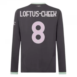 AC Milan Loftus-Cheek #8 Ausweich Trikot 2024/25 Langarm Fußballtrikot