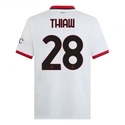 AC Milan Thiaw #28 Auswärts Trikot 2024/25 Fußballtrikot