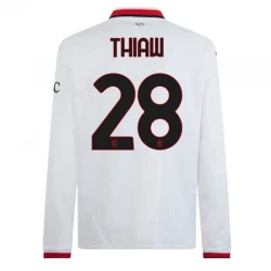 AC Milan Thiaw #28 Auswärts Trikot 2024/25 Langarm Fußballtrikot