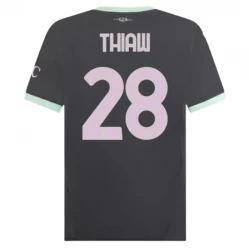 AC Milan Thiaw #28 Ausweich Trikot 2024/25 Fußballtrikot