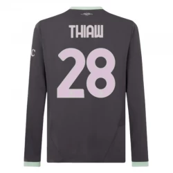 AC Milan Thiaw #28 Ausweich Trikot 2024/25 Langarm Fußballtrikot