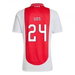 AFC Ajax Amsterdam Vos #24 Heim Trikot 2024/25 Fußballtrikot