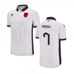 Albanien Manaj #7 Auswärts Trikot EM 2024 Fußballtrikot
