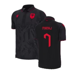Albanien Manaj #7 Ausweich Trikot EM 2024 Fußballtrikot