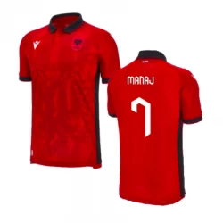 Albanien Manaj #7 Heim Trikot EM 2024 Fußballtrikot