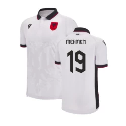 Albanien Mehmeti #19 Auswärts Trikot EM 2024 Fußballtrikot