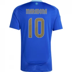 Argentinien Diego Maradona #10 Auswärts Trikot Copa America 2024 Fußballtrikot