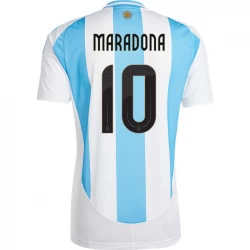 Argentinien Diego Maradona #10 Heim Trikot Copa America 2024 Fußballtrikot