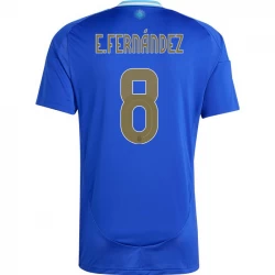 Argentinien E. Fernandez #8 Auswärts Trikot Copa America 2024 Fußballtrikot