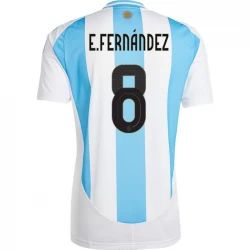 Argentinien E. Fernandez #8 Heim Trikot Copa America 2024 Fußballtrikot