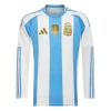 Argentinien Heim Trikot Copa America 2024 Langarm Fußballtrikot