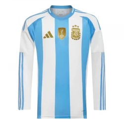 Argentinien Heim Trikot Copa America 2024 Langarm Fußballtrikot