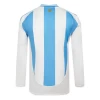 Argentinien Heim Trikot Copa America 2024 Langarm Fußballtrikot