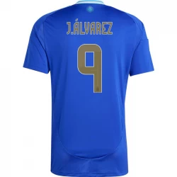 Argentinien J. Alvarez #9 Auswärts Trikot Copa America 2024 Fußballtrikot