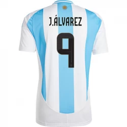 Argentinien J. Alvarez #9 Heim Trikot Copa America 2024 Fußballtrikot