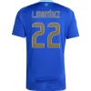Argentinien L. Martinez #22 Auswärts Trikot Copa America 2024 Fußballtrikot