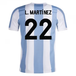 Argentinien L. Martinez #22 Heim Trikot 2024 50th Anniversary Fußballtrikot