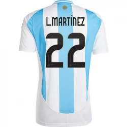 Argentinien L. Martinez #22 Heim Trikot Copa America 2024 Fußballtrikot