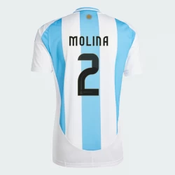 Argentinien Molina #2 Heim Trikot Copa America 2024 Fußballtrikot