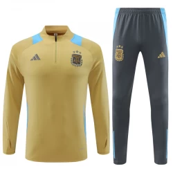 Argentinien Trainingsanzüge Sweatshirt 2024/25 - Goldfarben
