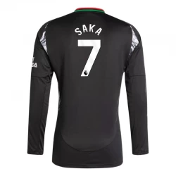 Arsenal FC Bukayo Saka #7 Auswärts Trikot 2024/25 Langarm Fußballtrikot