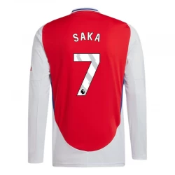 Arsenal FC Bukayo Saka #7 Heim Trikot 2024/25 Langarm Fußballtrikot