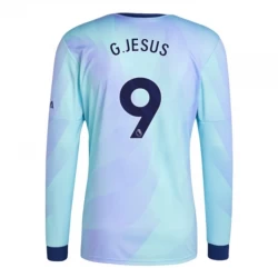 Arsenal FC Gabriel Jesus #9 Ausweich Trikot 2024/25 Langarm Fußballtrikot