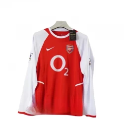 Arsenal FC Heim Trikot 2002-04 Retro Langarm Fußballtrikot