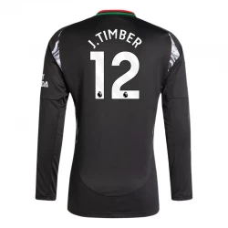 Arsenal FC J. Timber #12 Auswärts Trikot 2024/25 Langarm Fußballtrikot