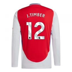 Arsenal FC J.Timber #12 Heim Trikot 2024/25 Langarm Fußballtrikot