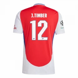 Arsenal FC J. Timber #12 Heim Trikot 2024/25 UCL Fußballtrikot