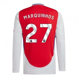Arsenal FC Marquinhos #27 Heim Trikot 2024/25 Langarm Fußballtrikot