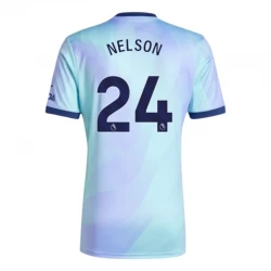 Arsenal FC Nelson #24 Ausweich Trikot 2024/25 Fußballtrikot