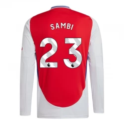 Arsenal FC Sambi #23 Heim Trikot 2024/25 Langarm Fußballtrikot