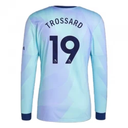 Arsenal FC Trossard #19 Ausweich Trikot 2024/25 Langarm Fußballtrikot