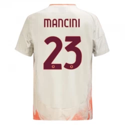AS Roma Mancini #23 Auswärts Trikot 2024/25 Fußballtrikot