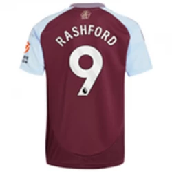 Aston Villa Marcus Rashford #9 Heim Trikot 2024/25 Fußballtrikot
