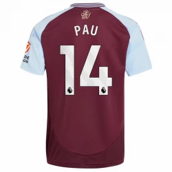 Aston Villa Pau #14 Heim Trikot 2024/25 Fußballtrikot