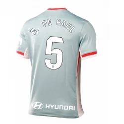 Atlético Madrid R. De Rodrigo De Paul #5 Auswärts Trikot 2024/25 Fußballtrikot