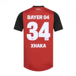 Bayer 04 Leverkusen Granit Xhaka #34 Heim Trikot 2024/25 Fußballtrikot