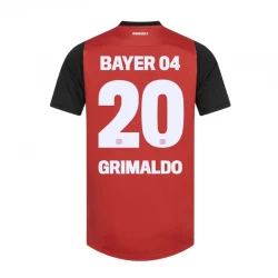 Bayer 04 Leverkusen Grimaldo #20 Heim Trikot 2024/25 Fußballtrikot