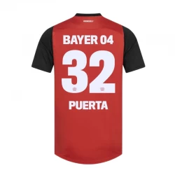 Bayer 04 Leverkusen Puerta #32 Heim Trikot 2024/25 Fußballtrikot