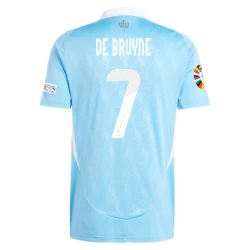 Belgien Kevin De Bruyne #7 Auswärts Trikot EM 2024 Fußballtrikot
